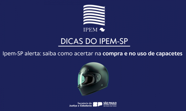 Segurança no trânsito: Ipem-SP dá dicas para acertar na compra e no uso de capacetes